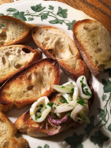 Quarantine Kitchen: marinated calamari